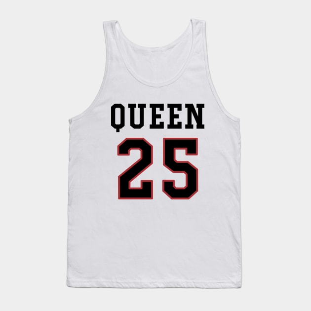 25th Birthday Gift Slab Queen 25 Tank Top by Havous